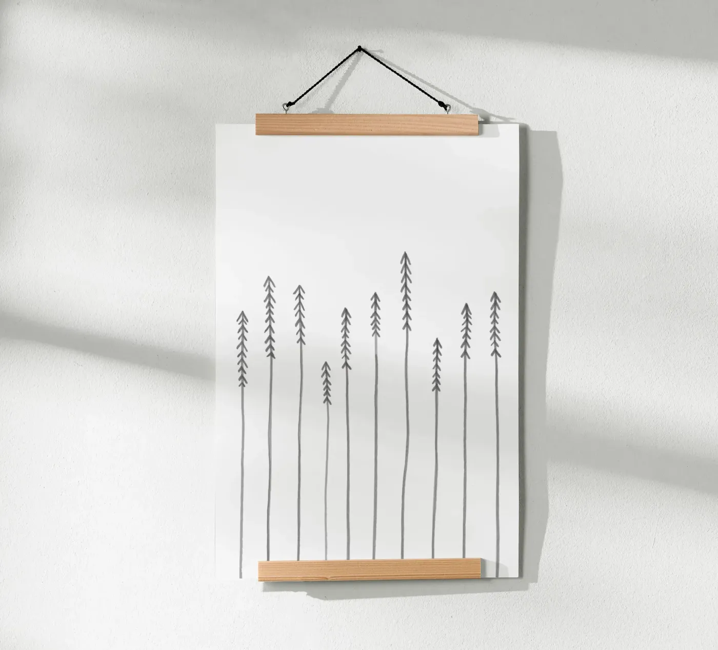 Pine Forest Poster von KRUTH DESIGN