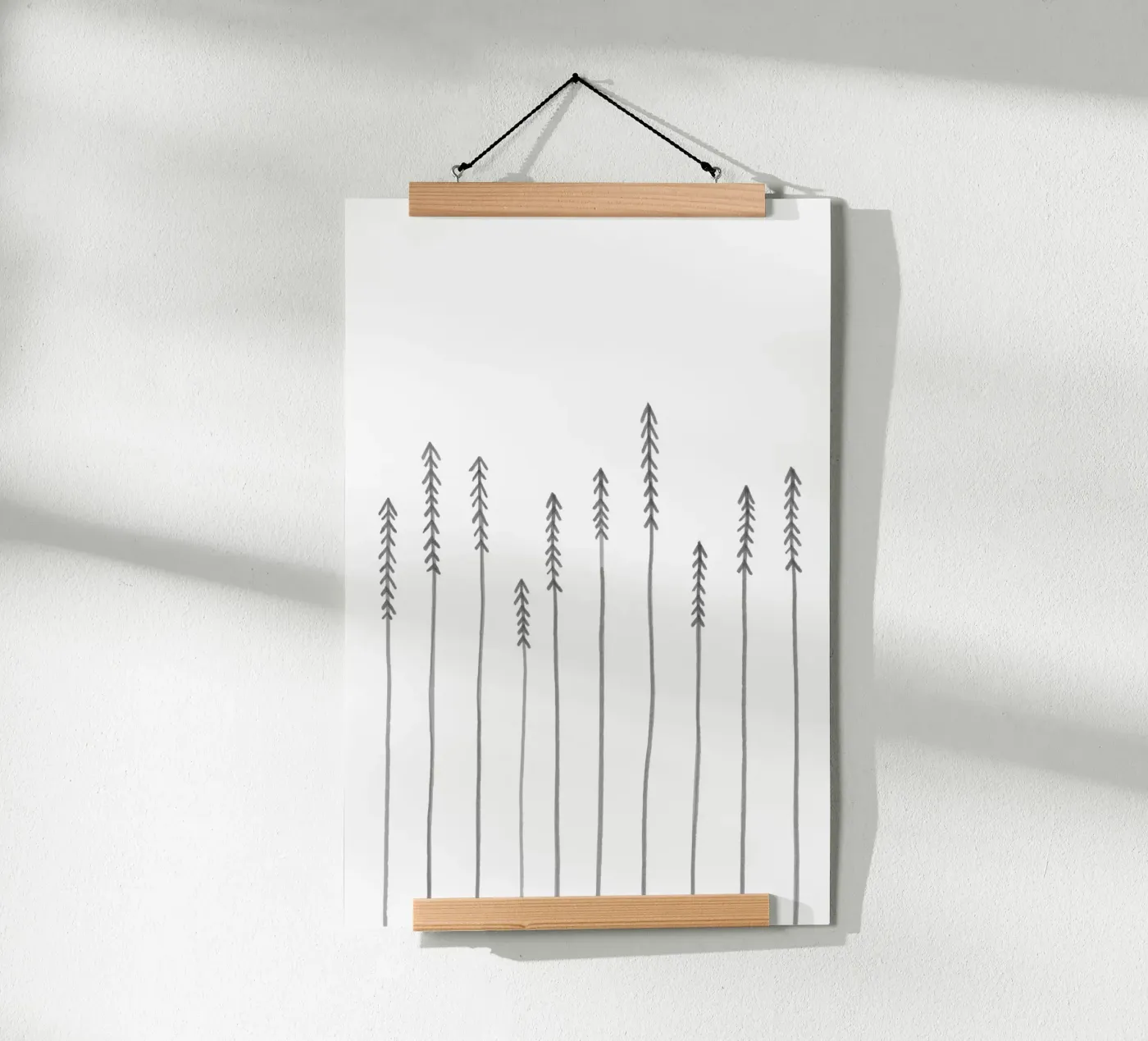 Pine Forest Poster von KRUTH DESIGN