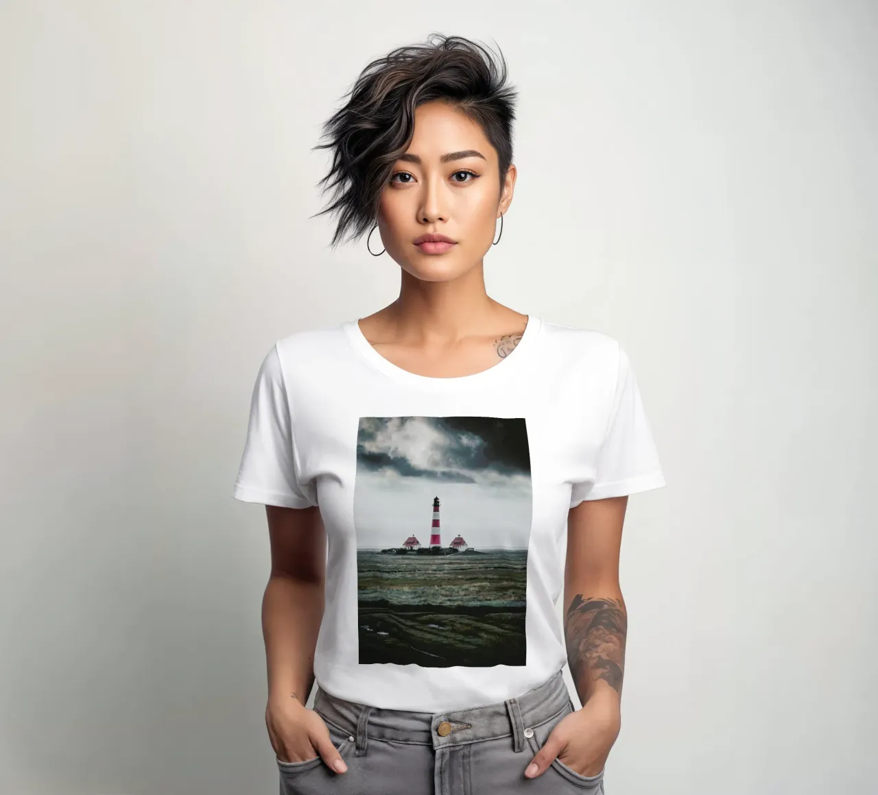 Beacon Beckoning by @bokehm0n women's fitted t-shirt by EyeEm Mobile GmbH