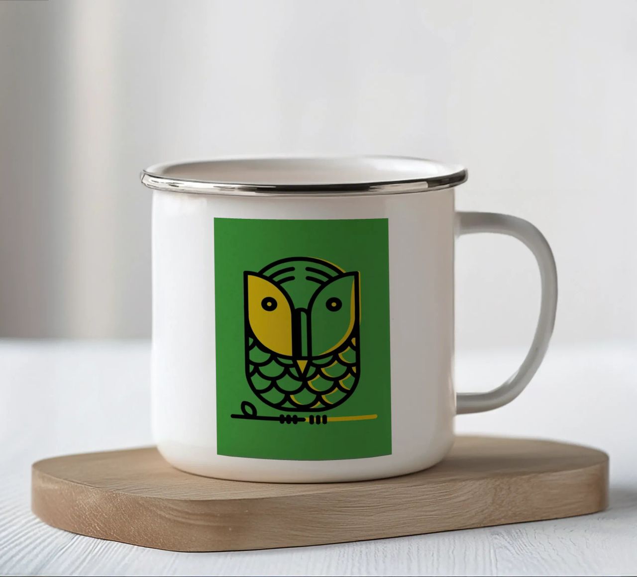 Animal 1 tazza in smalto da Maz