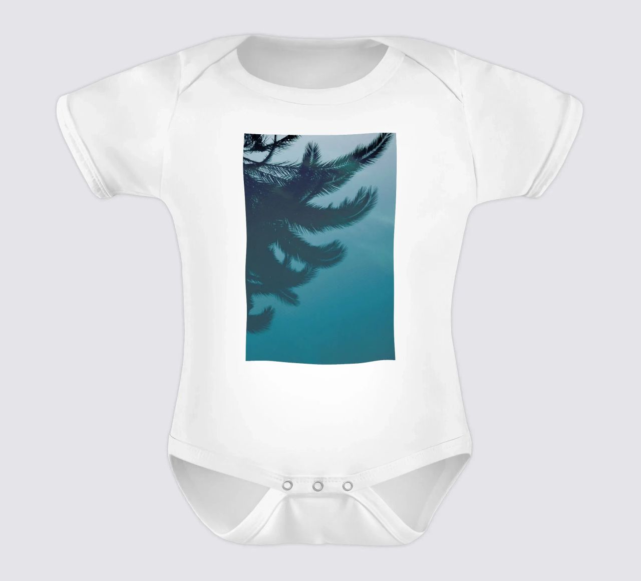 Palms In The Pool body neonato maniche corte da Studio Nahili