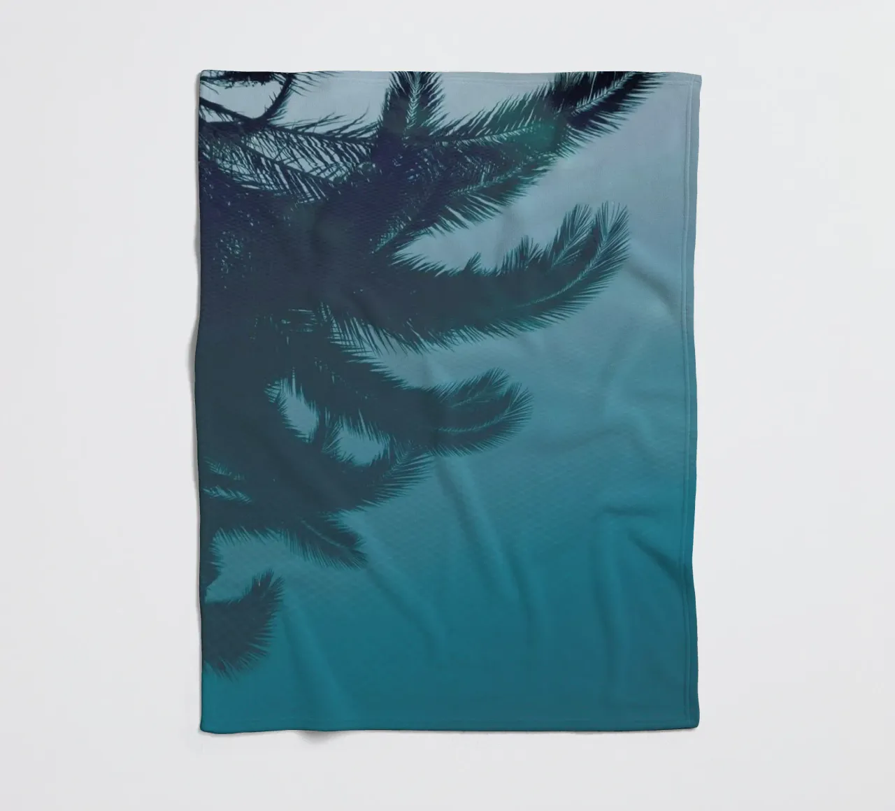Palms In The Pool fleece blanket by Studio Nahili
