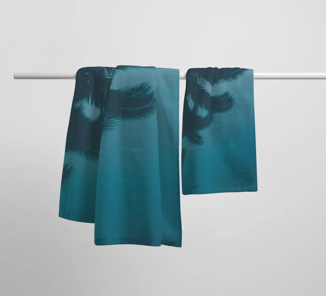 Palms In The Pool towel by Studio Nahili