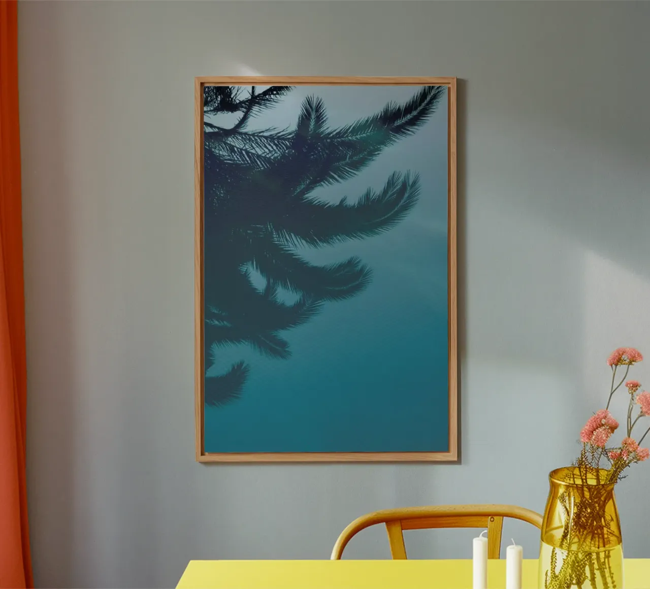 Palms In The Pool alluminio dibond da Studio Nahili