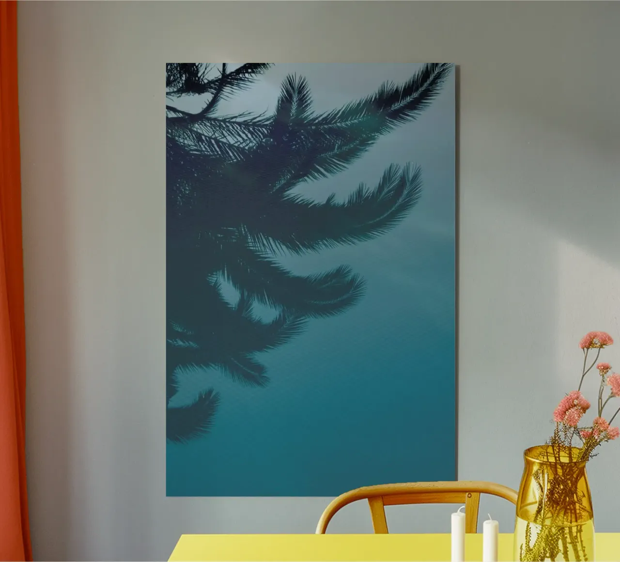Palms In The Pool alluminio dibond da Studio Nahili