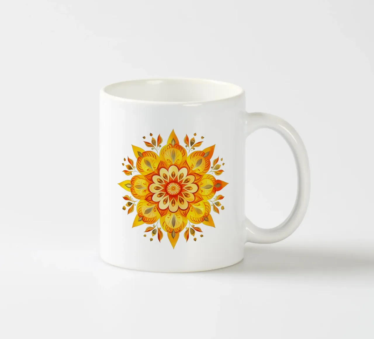 Mandala del sole tazza in ceramica da Spiritual Touch
