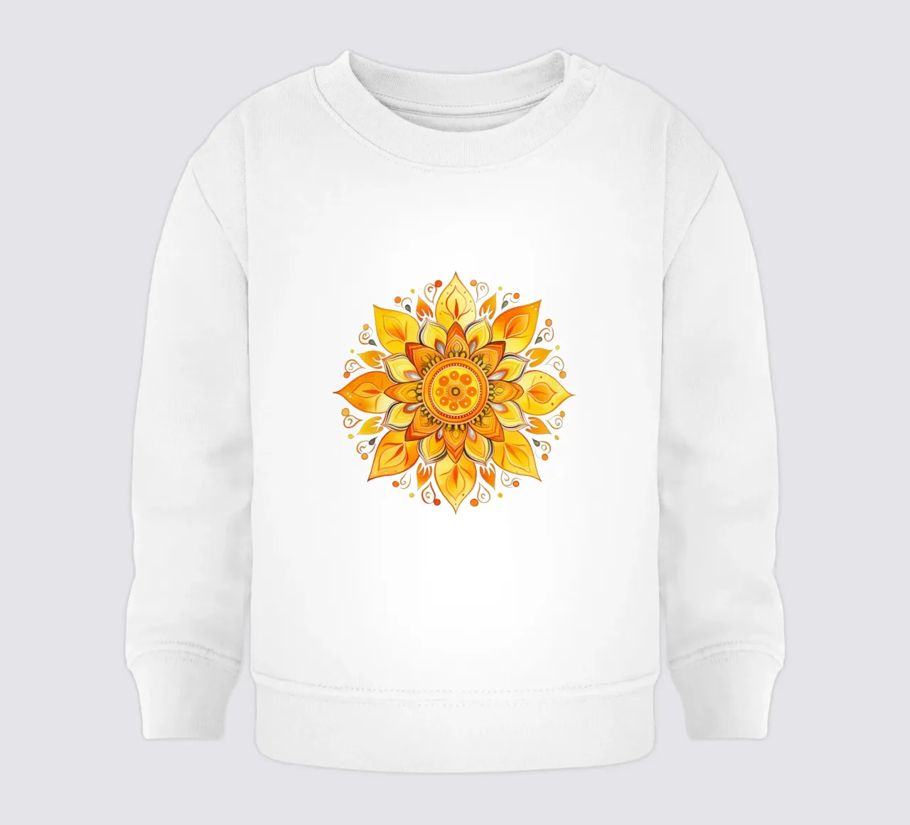 Mandala del sole felpa neonato da Spiritual Touch