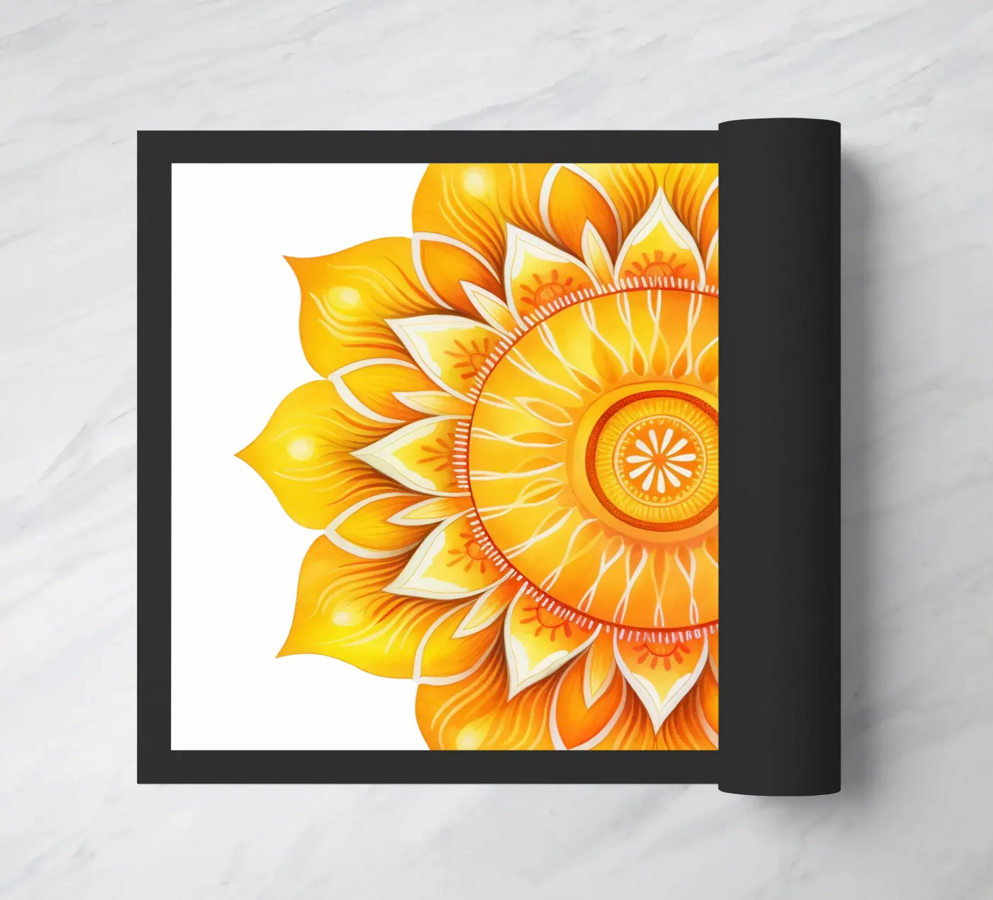 Sun Mandala doormat by Spiritual Touch