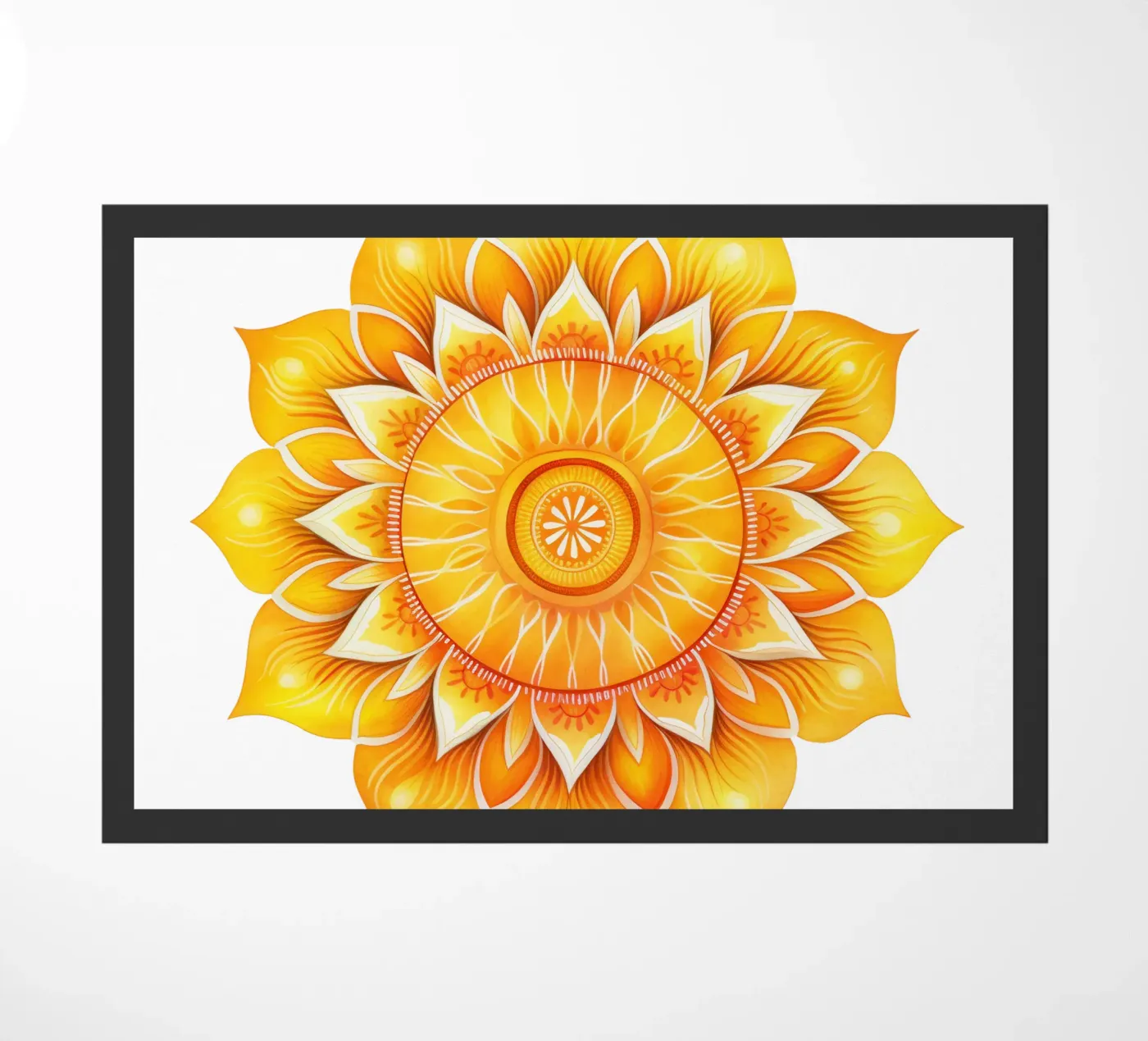Sun Mandala doormat by Spiritual Touch