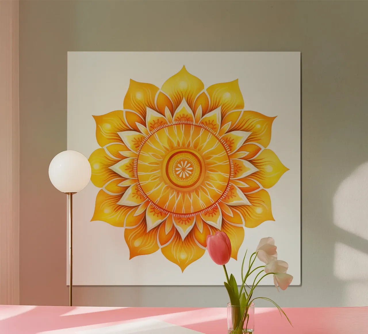 Mandala del sole poster da Spiritual Touch