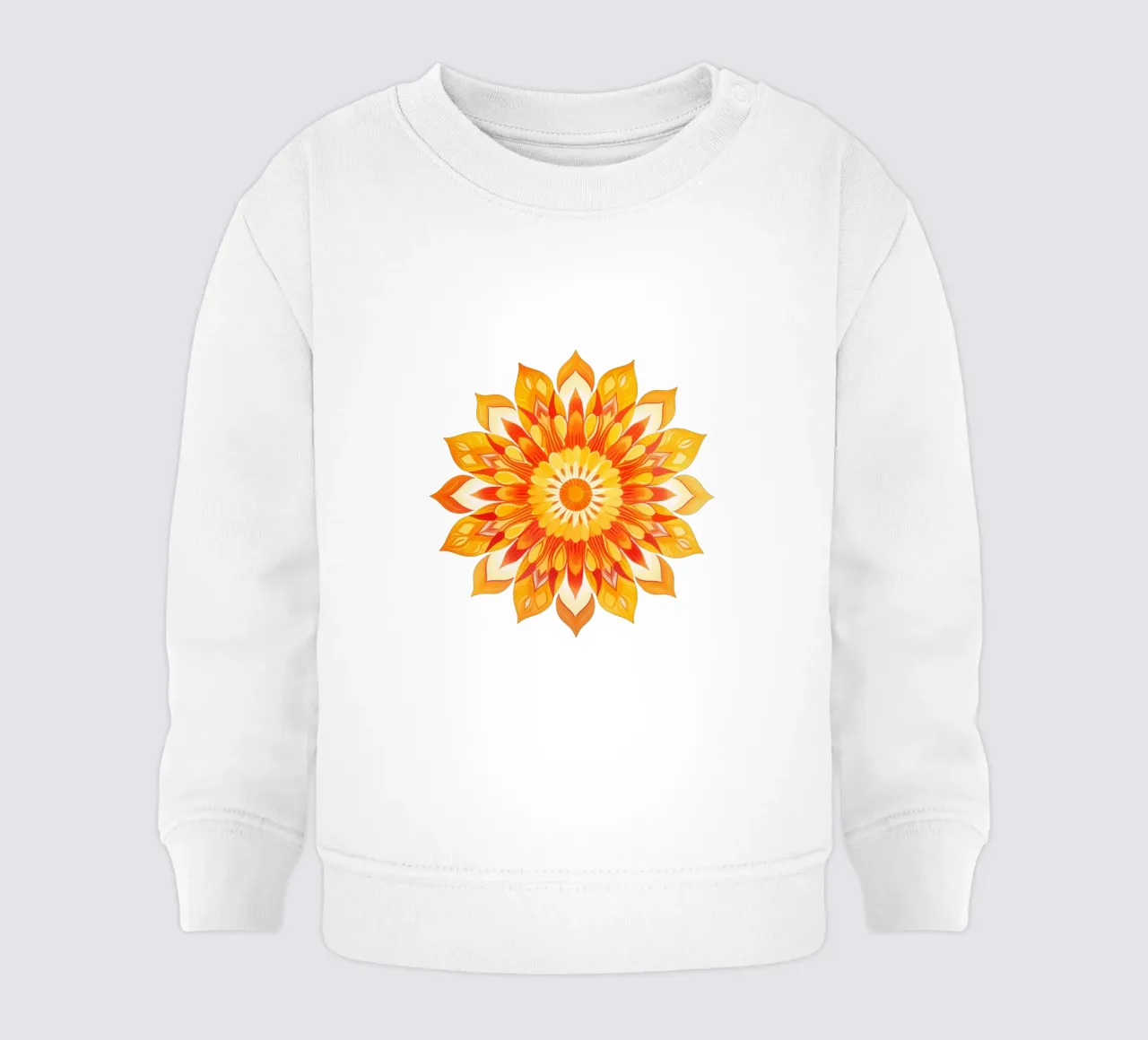 Mandala del sole felpa neonato da Spiritual Touch