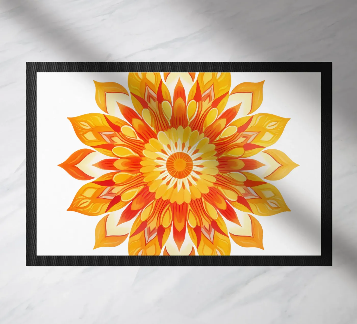 Sun Mandala doormat by Spiritual Touch