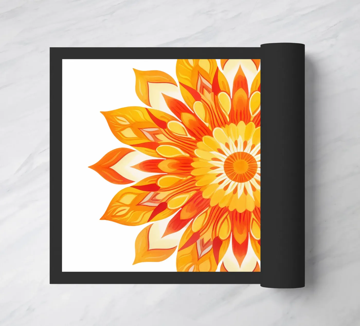 Sun Mandala doormat by Spiritual Touch