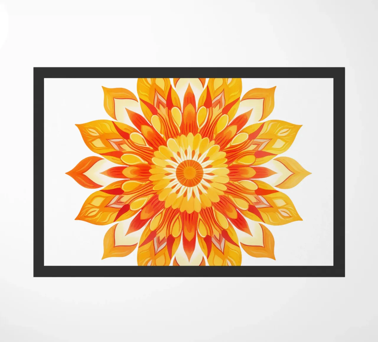 Sun Mandala doormat by Spiritual Touch