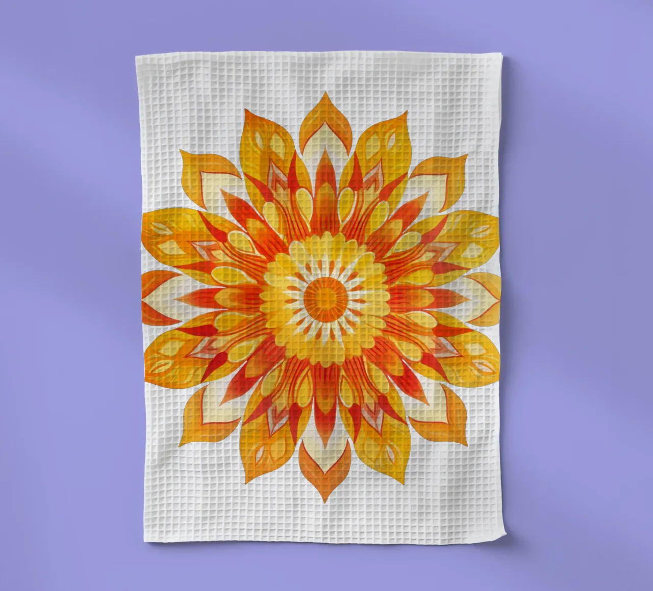 Mandala del sole canovaccio da cucina da Spiritual Touch