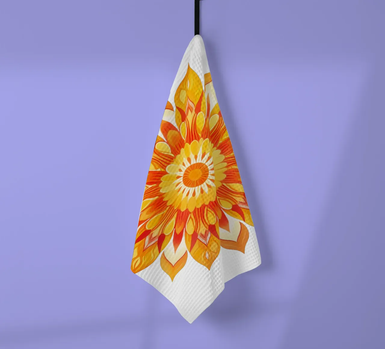 Mandala del sole canovaccio da cucina da Spiritual Touch