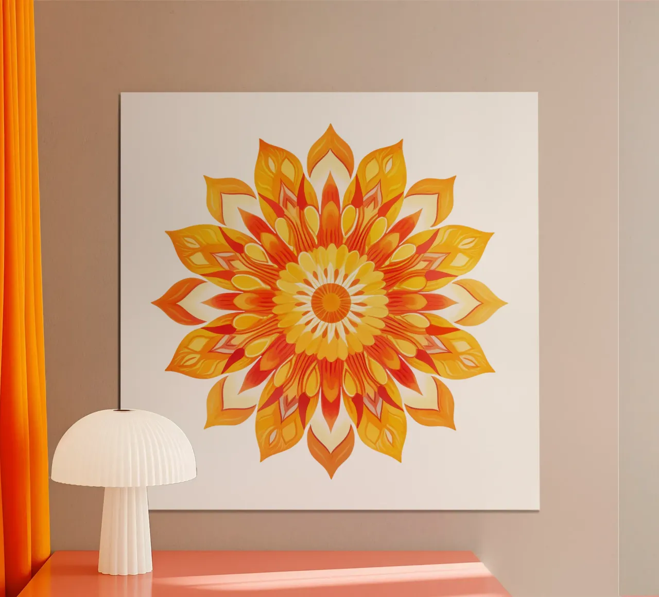 Mandala del sole poster da Spiritual Touch