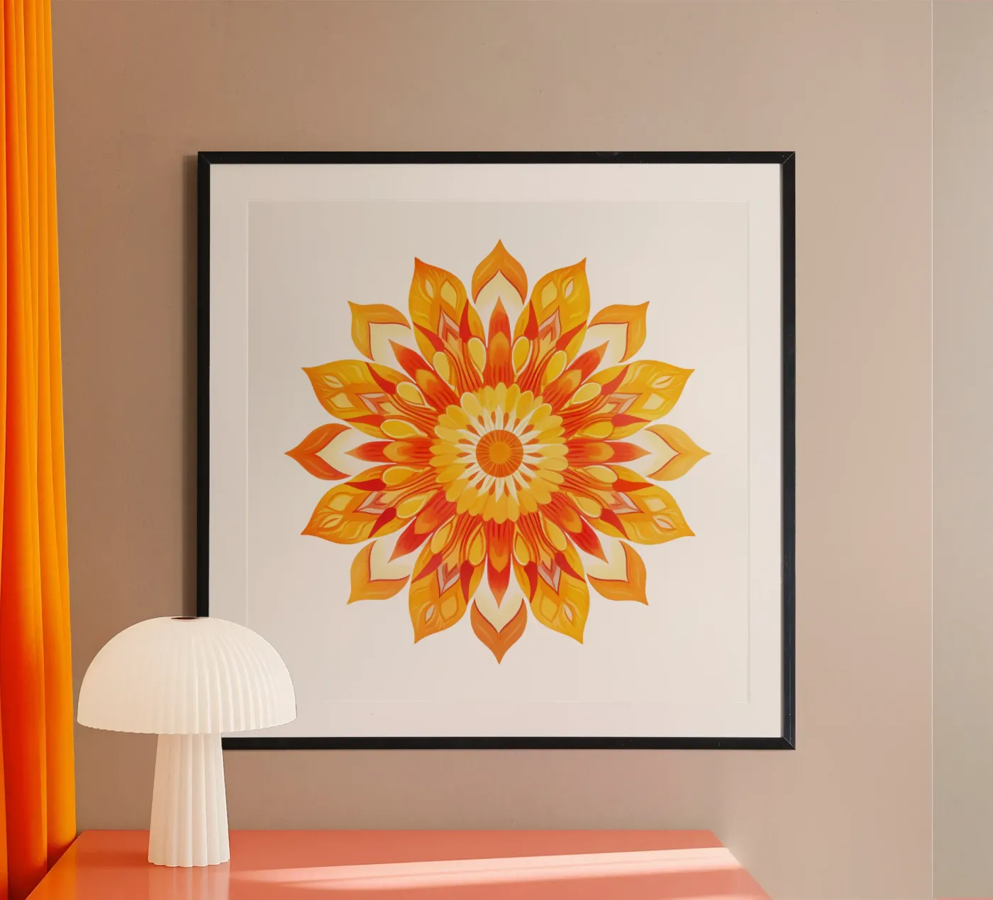 Sun Mandala poster by Spiritual Touch