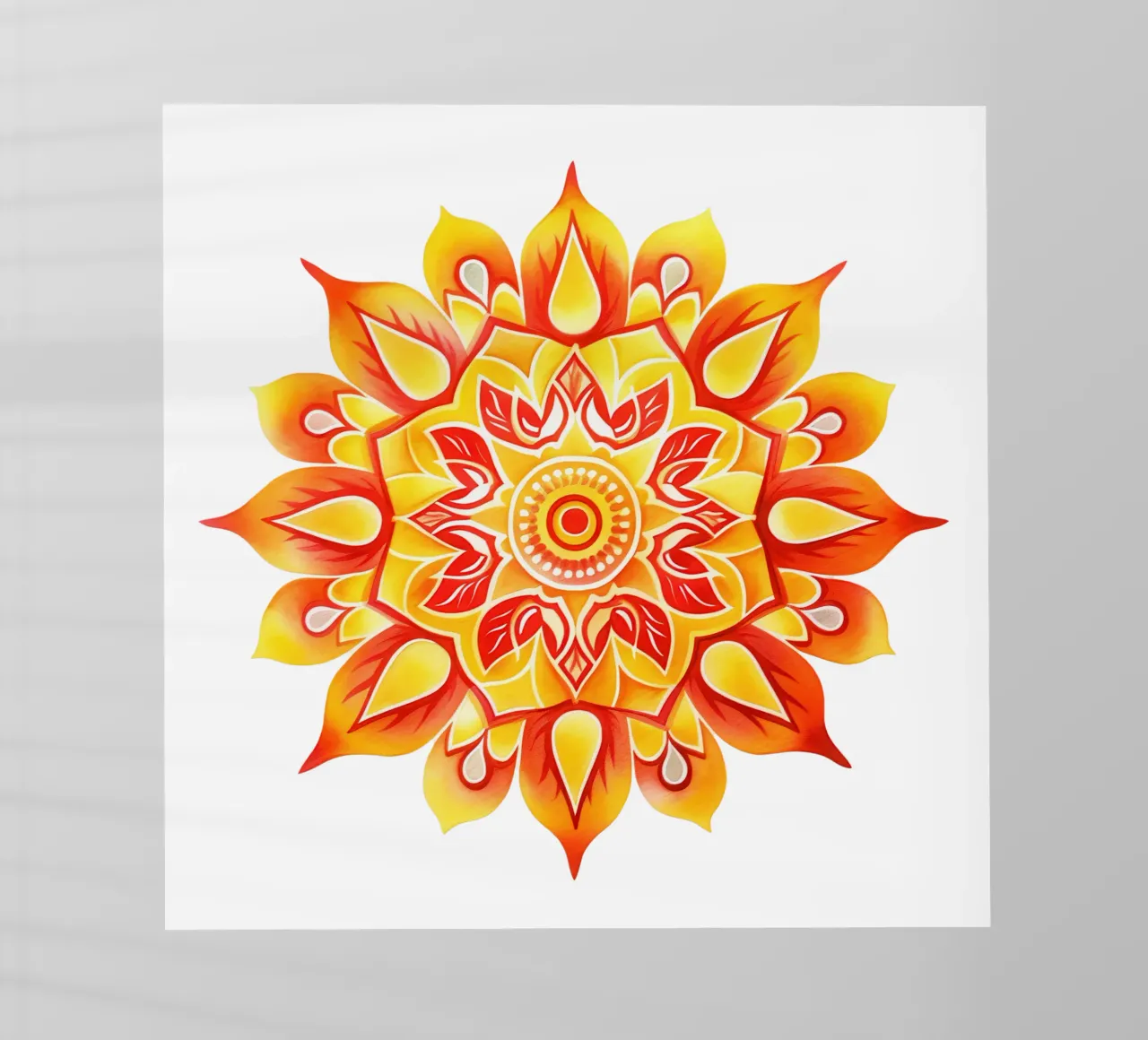 Mandala del sole pellicola backlit da Spiritual Touch