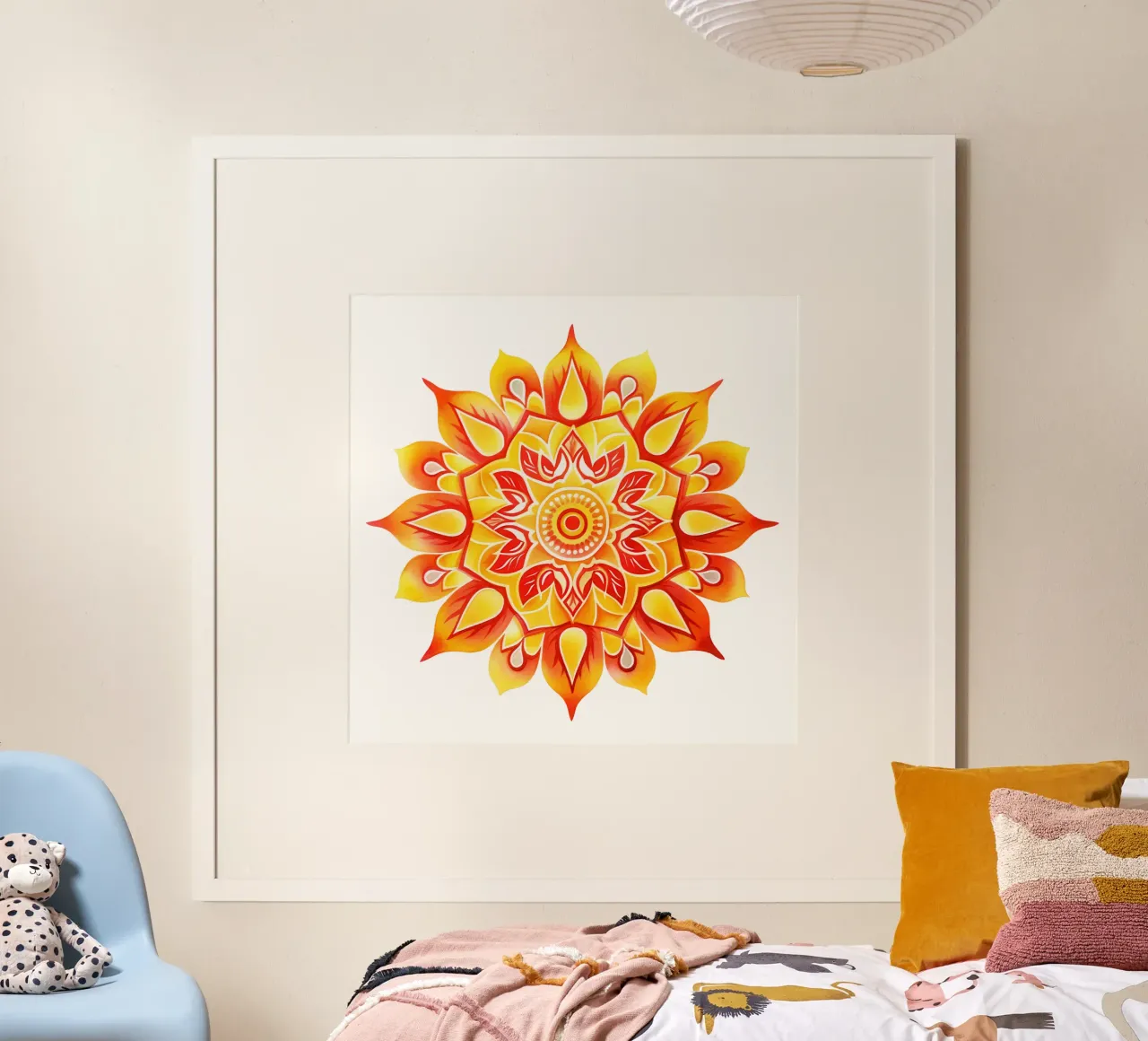 Mandala del sole poster da Spiritual Touch