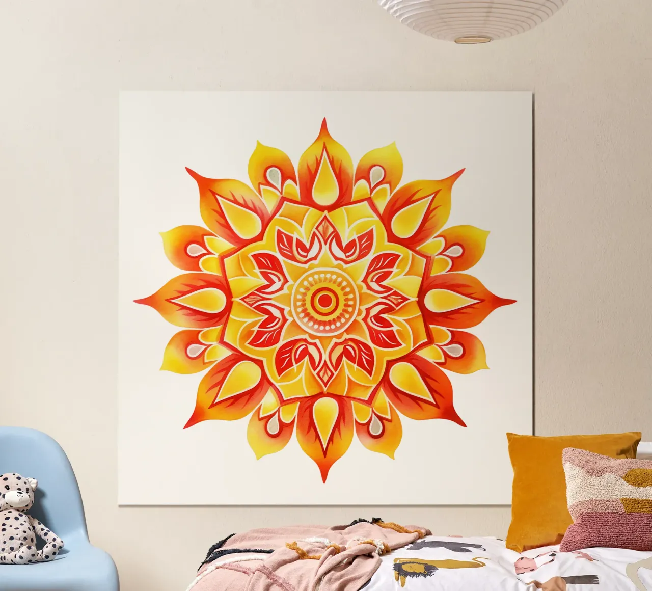 Mandala del sole poster da Spiritual Touch