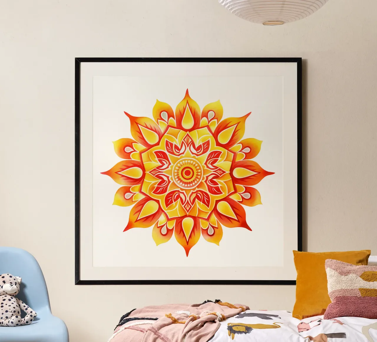 Mandala del sole poster da Spiritual Touch