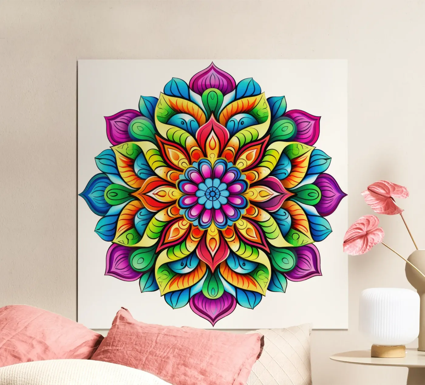 Mandala Vibrance poster da Spiritual Touch