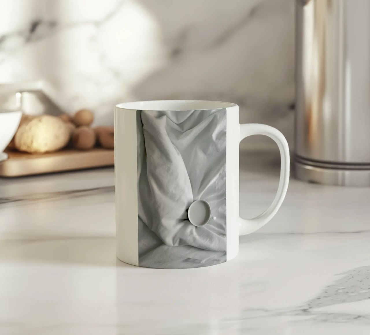 Coffee Time in Bed - You & Me ceramic mug by Studio Nahili