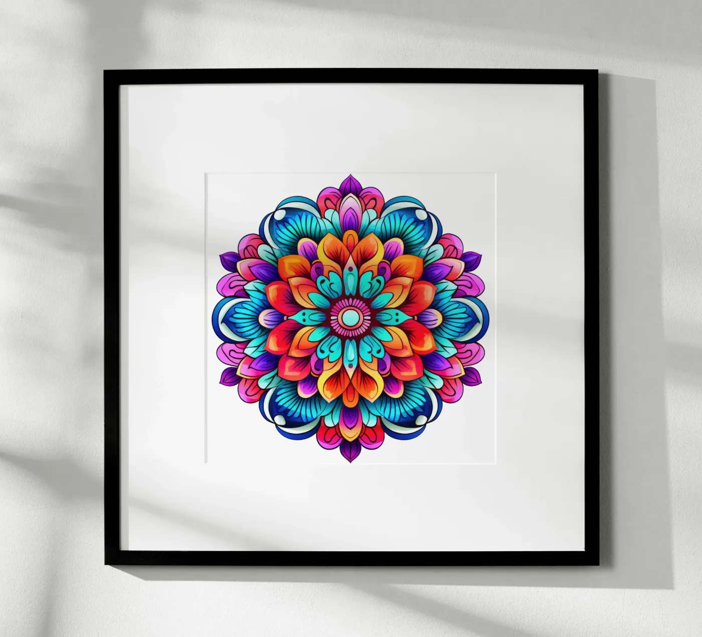 Mandala Vibrance poster da Spiritual Touch