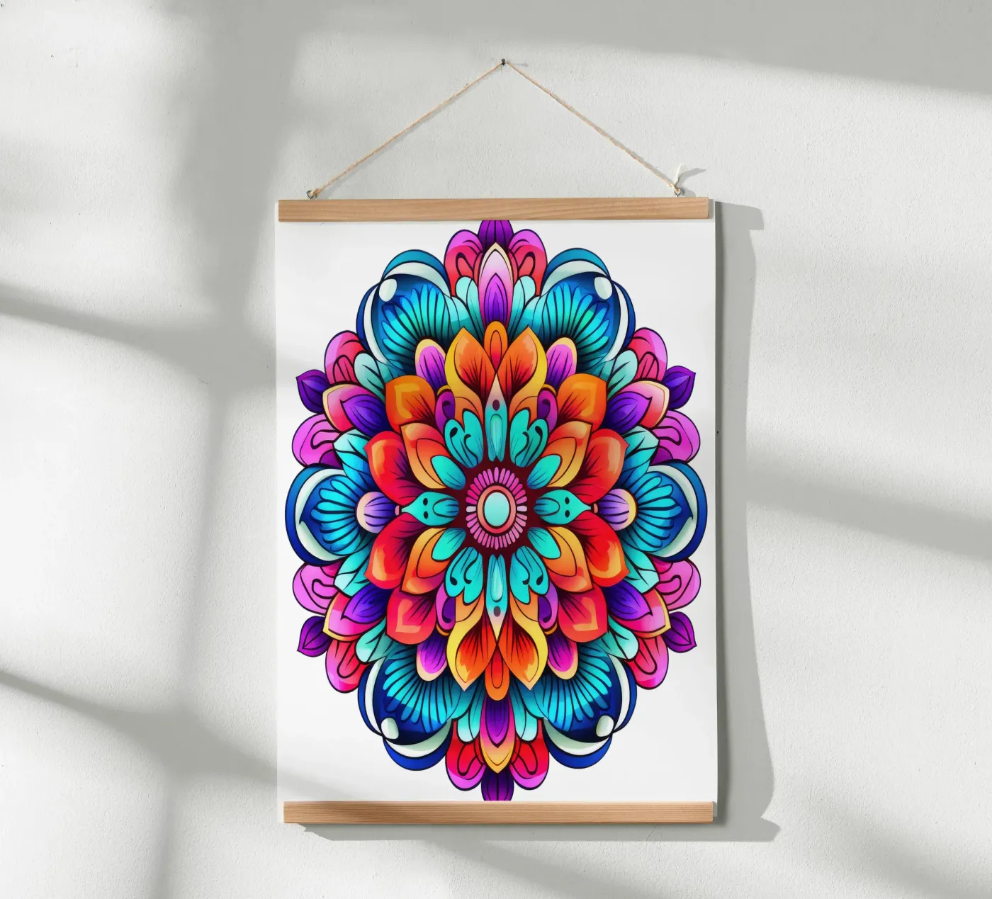 Mandala Vibrance poster da Spiritual Touch