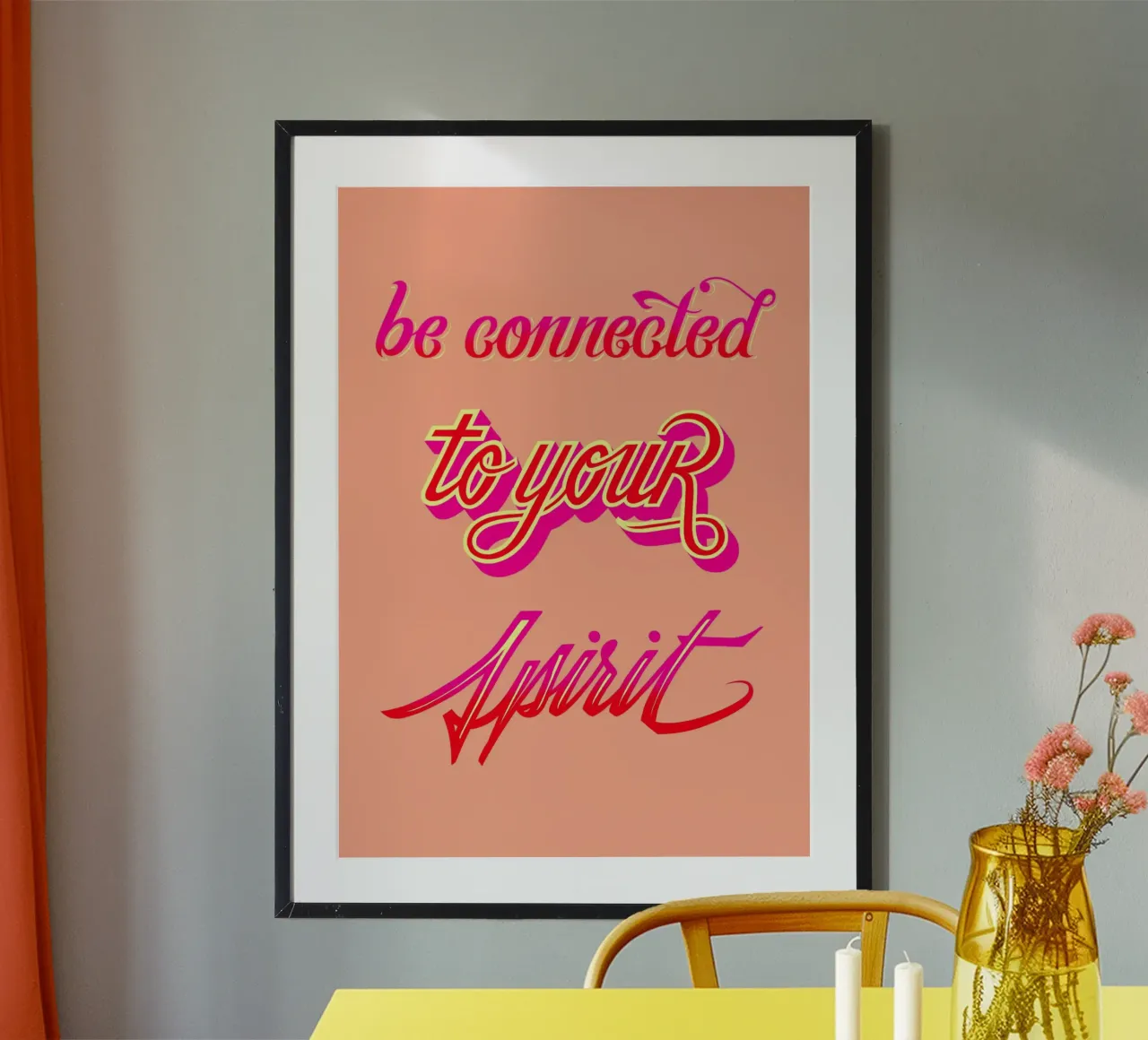 Be connected to your spirit carta hahnemühle da Glettering