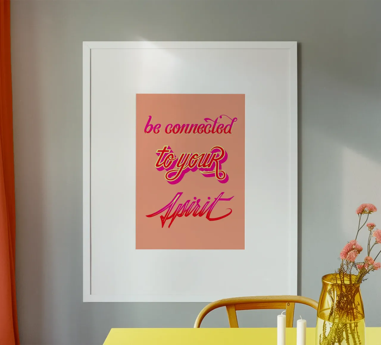 Be connected to your spirit carta hahnemühle da Glettering