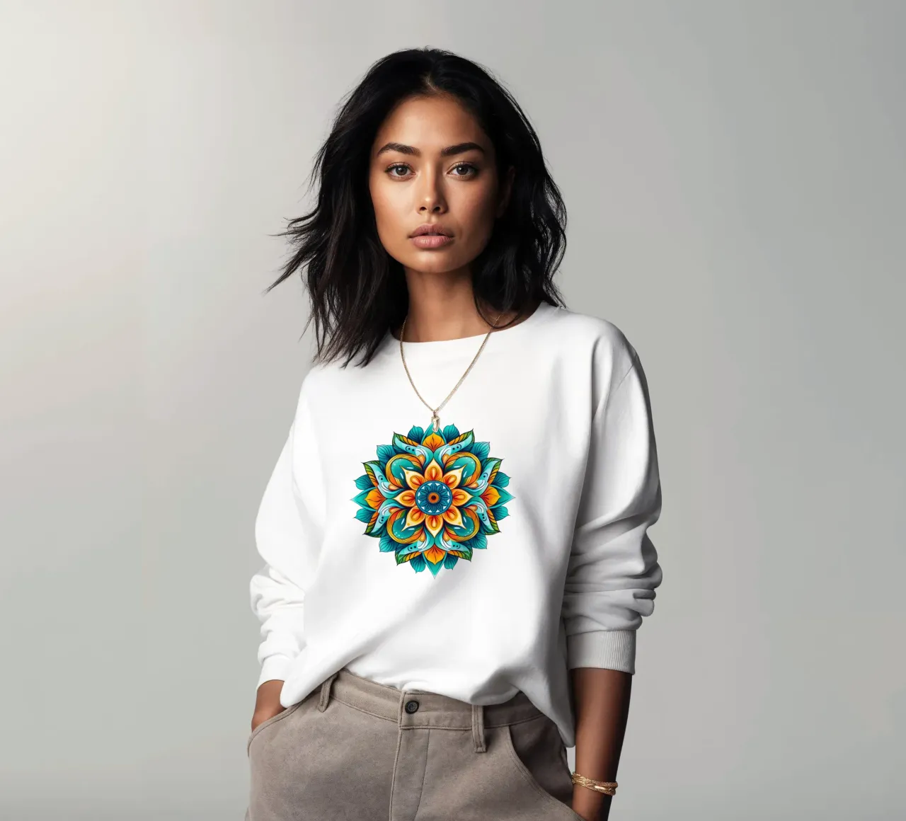 Mandala Vibrance felpa da Spiritual Touch