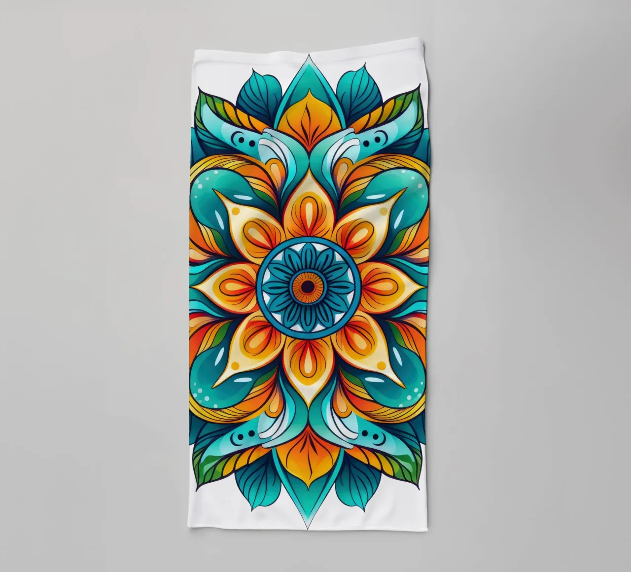 Mandala Ausstrahlung Handtuch von Spiritual Touch