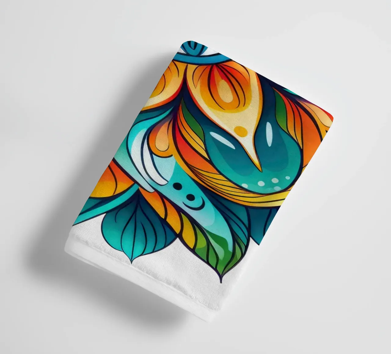 Mandala Ausstrahlung Handtuch von Spiritual Touch