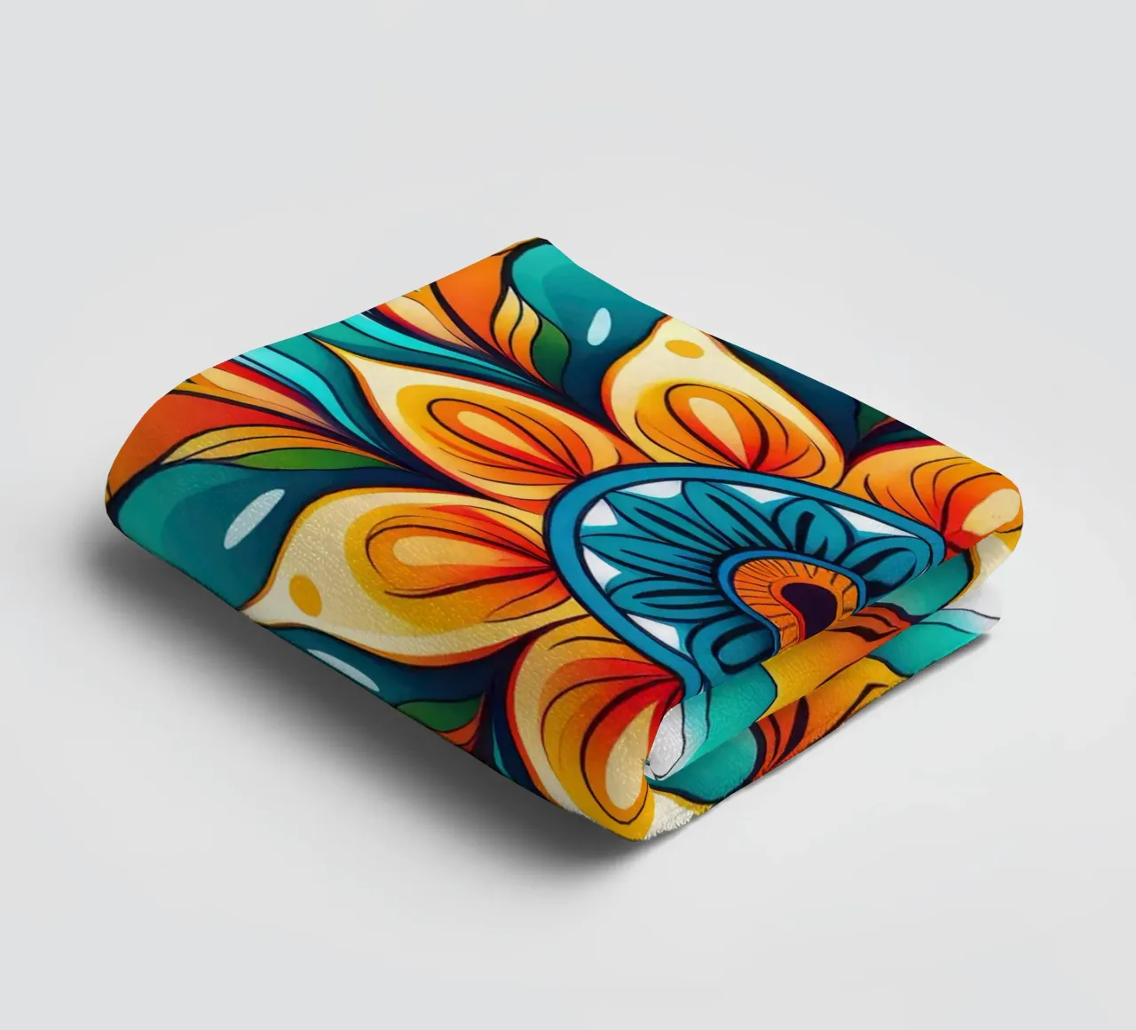 Mandala Ausstrahlung Handtuch von Spiritual Touch