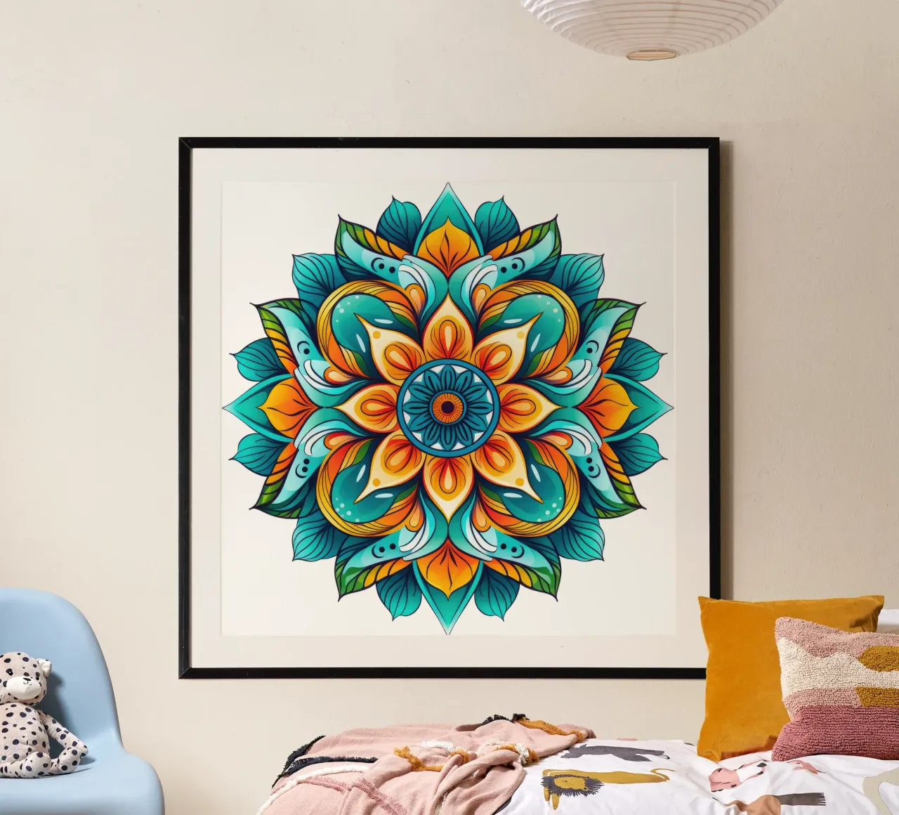 Mandala Vibrance poster da Spiritual Touch