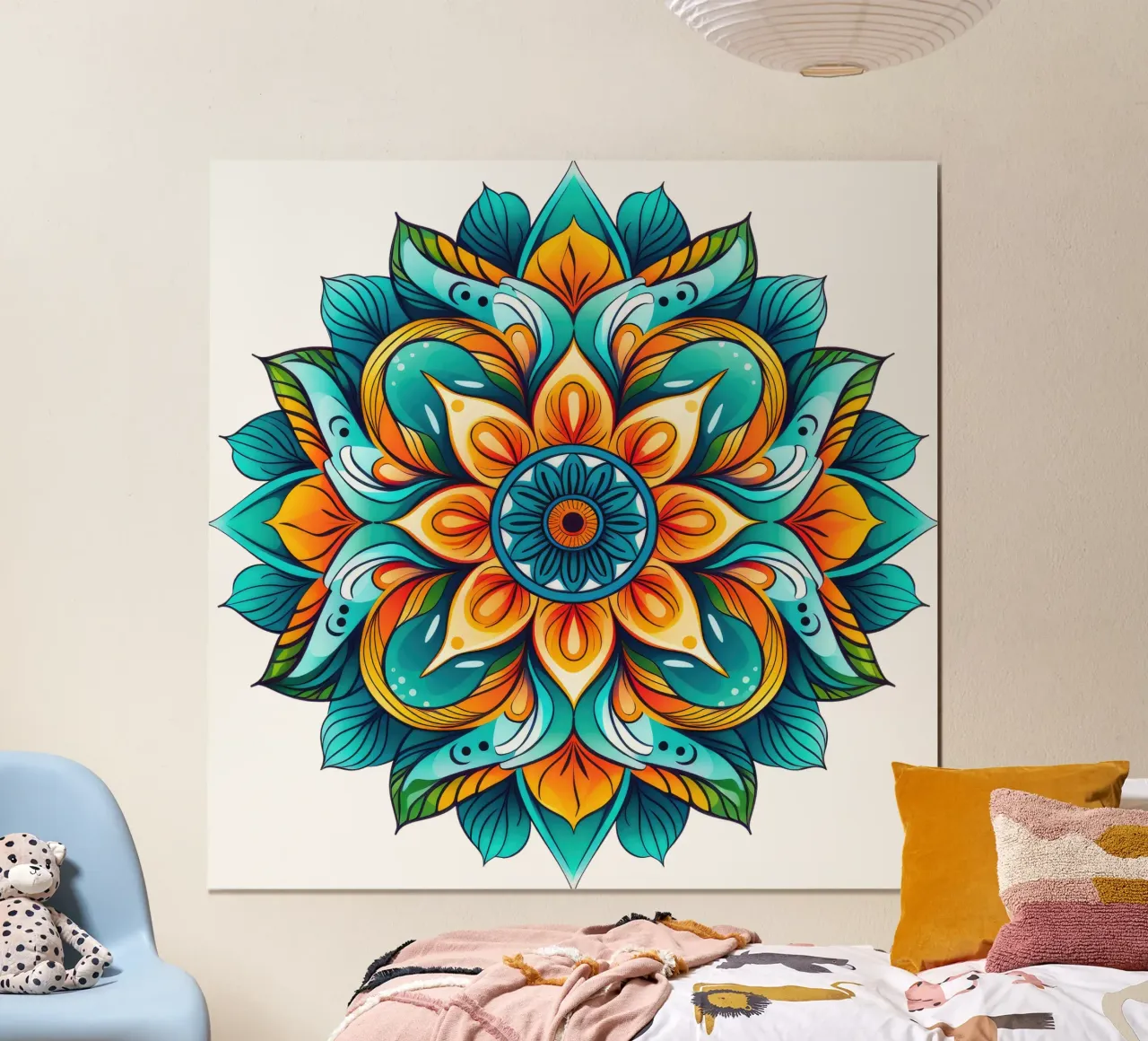 Mandala Vibrance poster da Spiritual Touch
