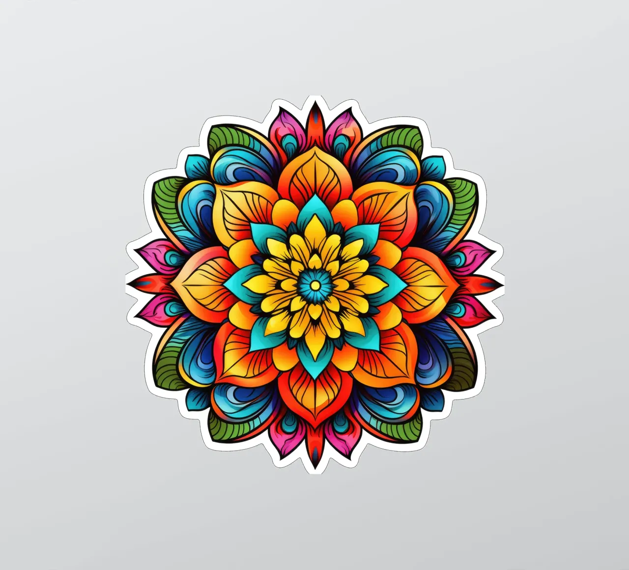 Mandala Vibrance pegatina de Spiritual Touch