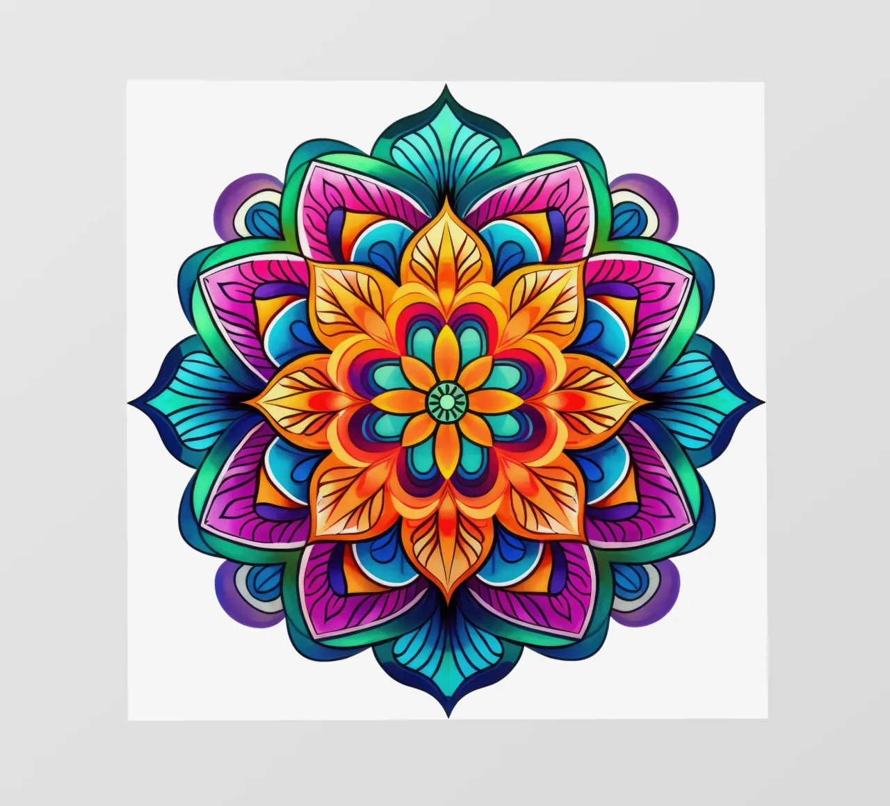 Mandala Vibrance telo in pvc da Spiritual Touch