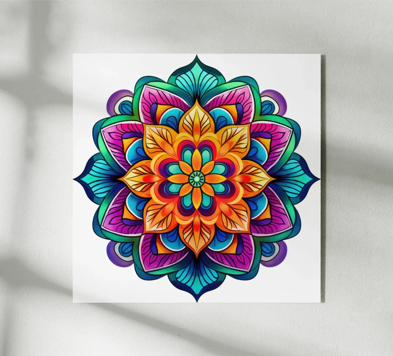 Mandala Vibrance plexiglass da Spiritual Touch