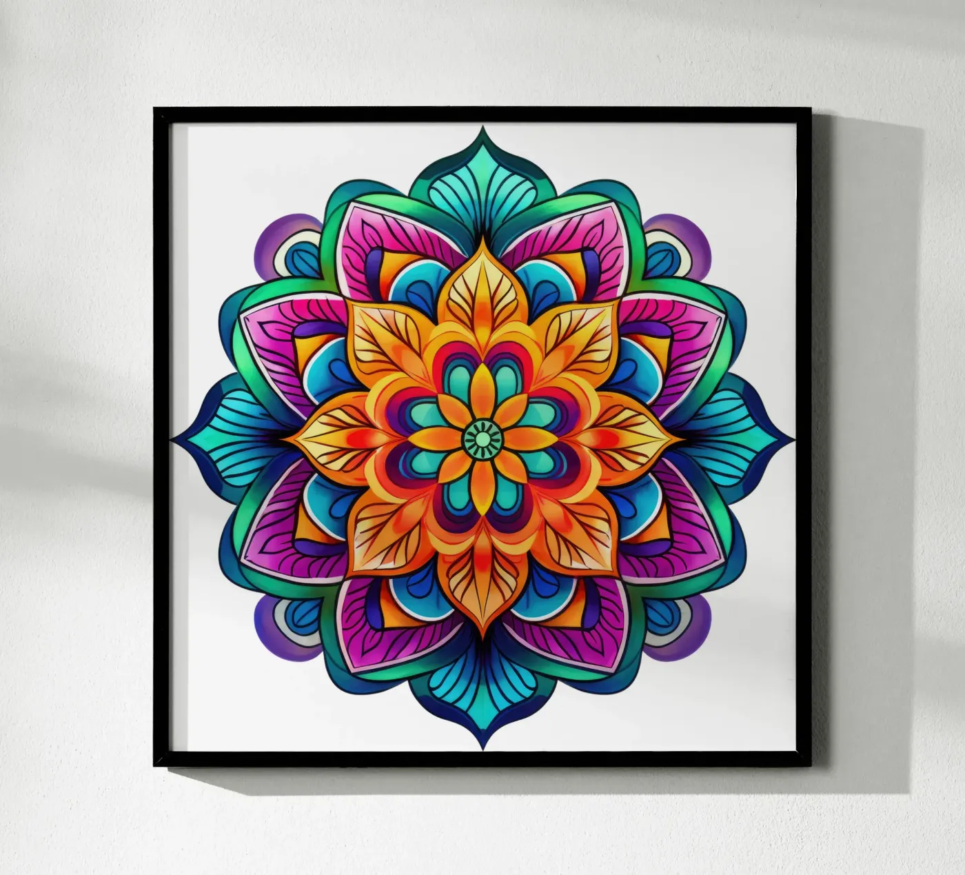 Mandala Vibrance poster da Spiritual Touch