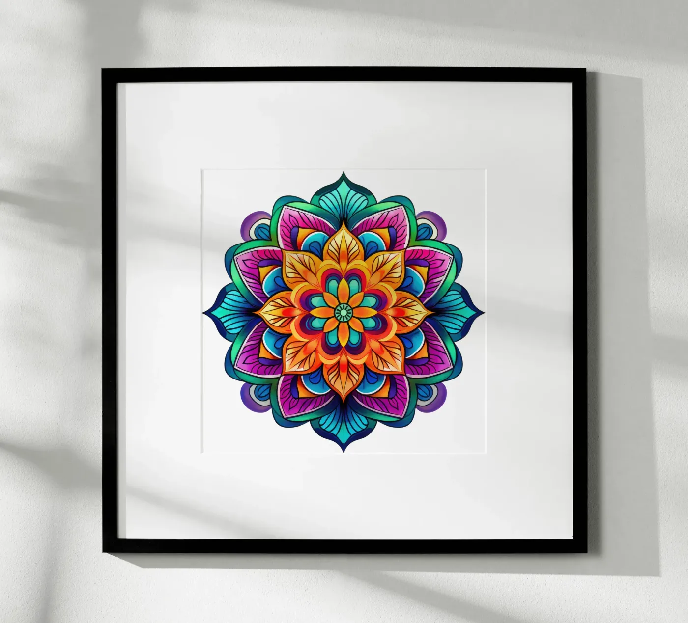 Mandala Vibrance poster da Spiritual Touch