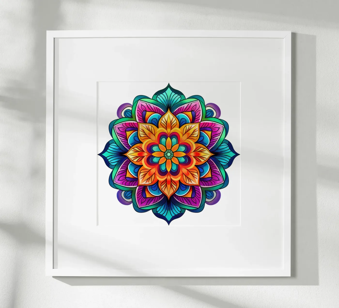 Mandala Vibrance poster da Spiritual Touch