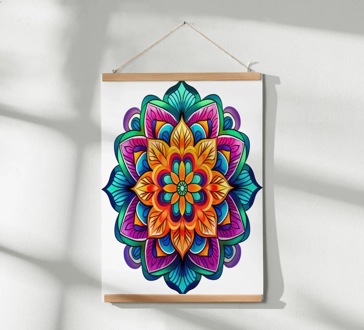 Mandala Vibrance poster da Spiritual Touch