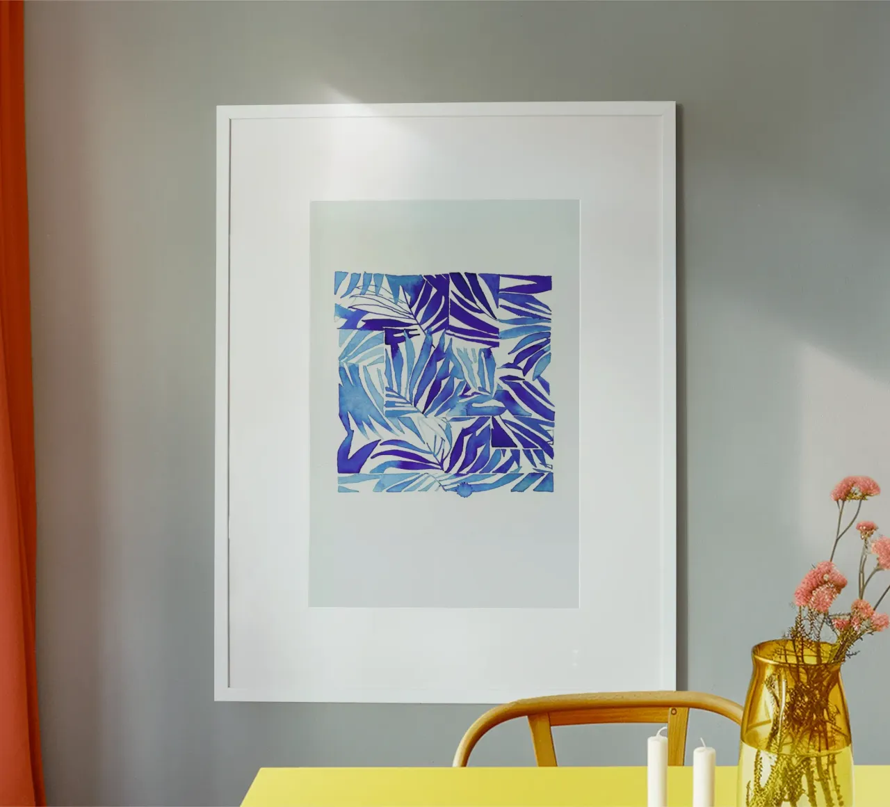 Island poster con telaio in plastica da Céleste Hollak