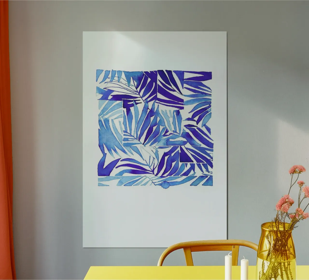 Island poster con telaio in plastica da Céleste Hollak