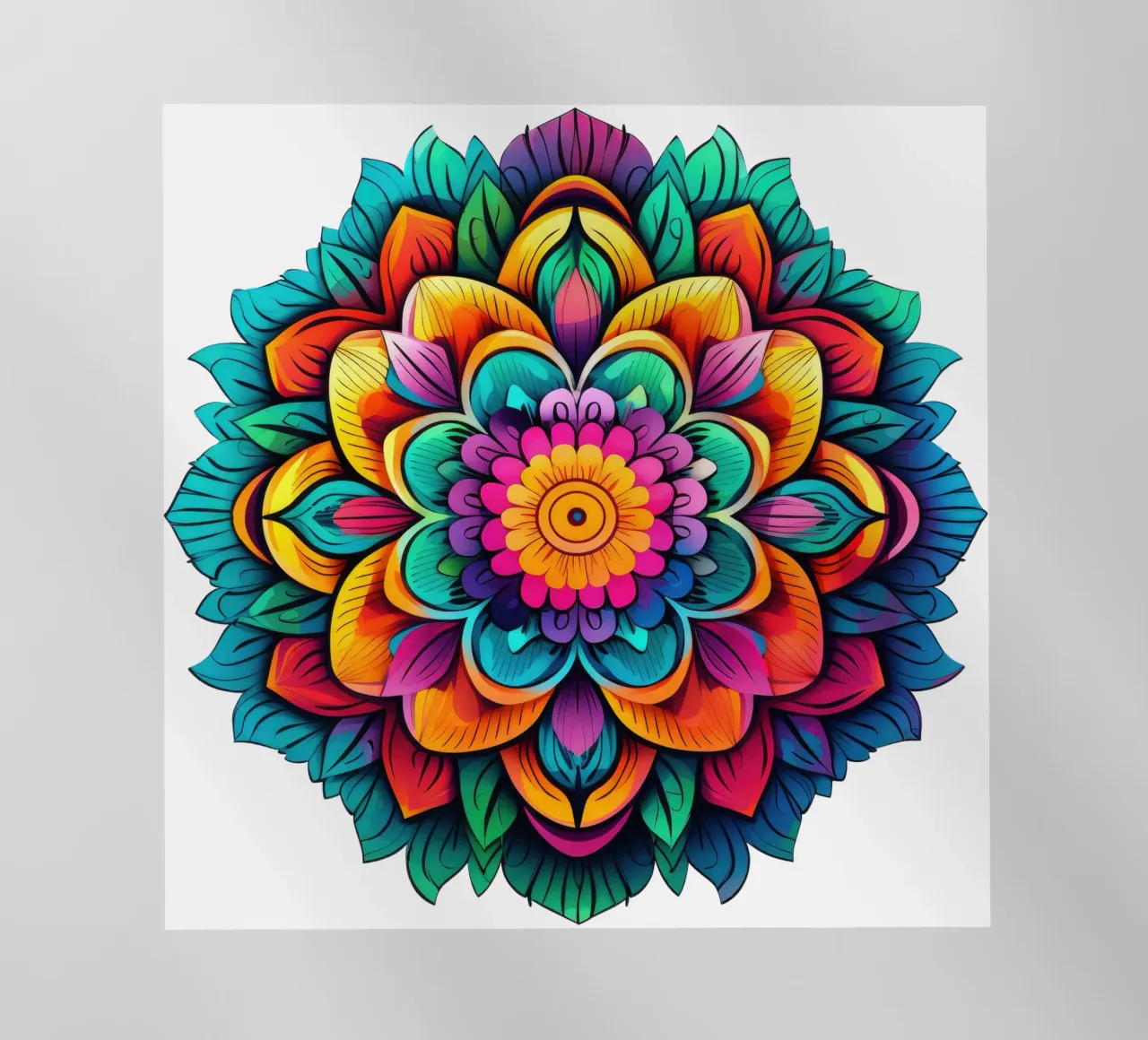 Mandala Vibrance pellicola backlit da Spiritual Touch