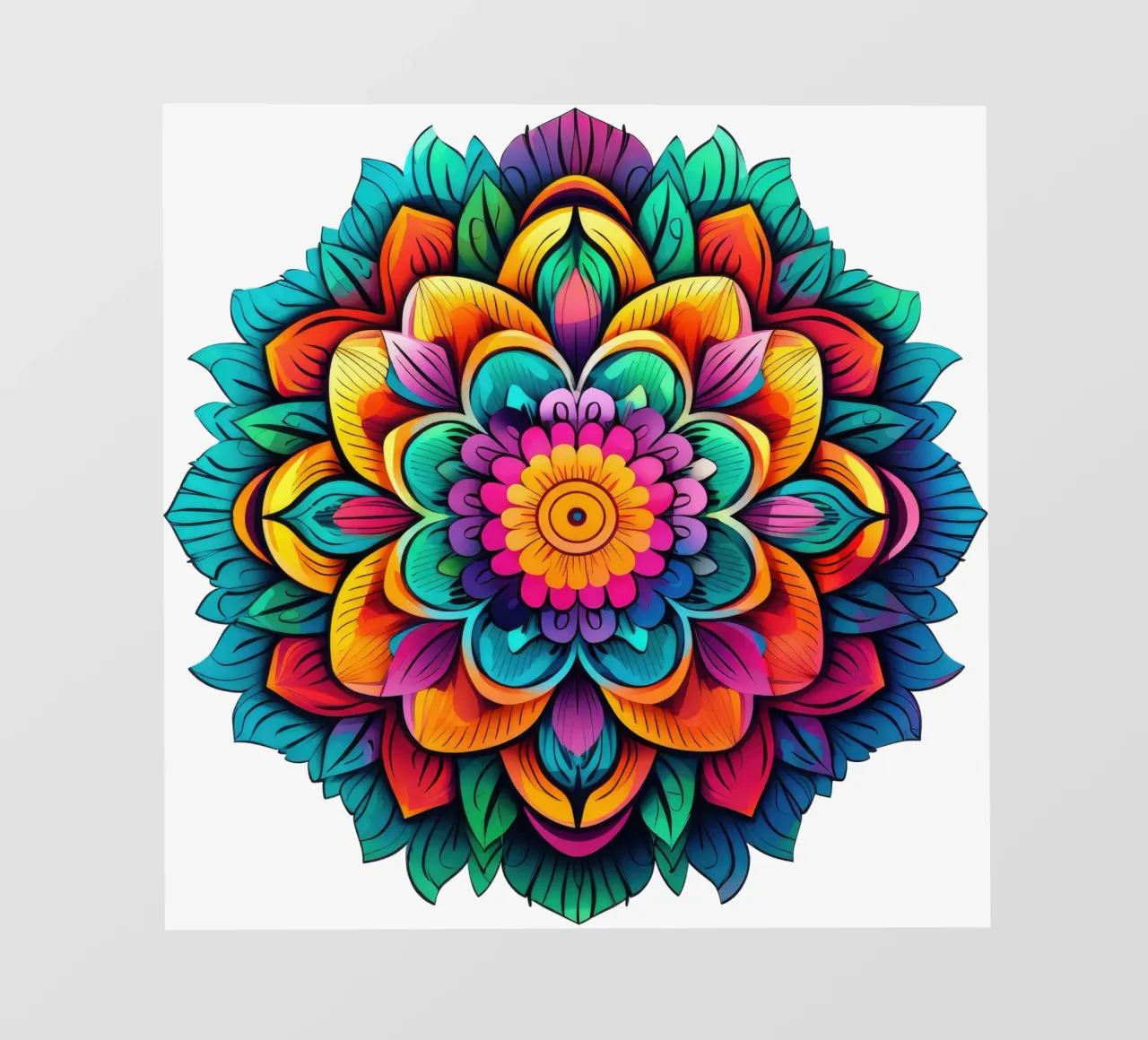Mandala Vibrance pellicola backlit da Spiritual Touch