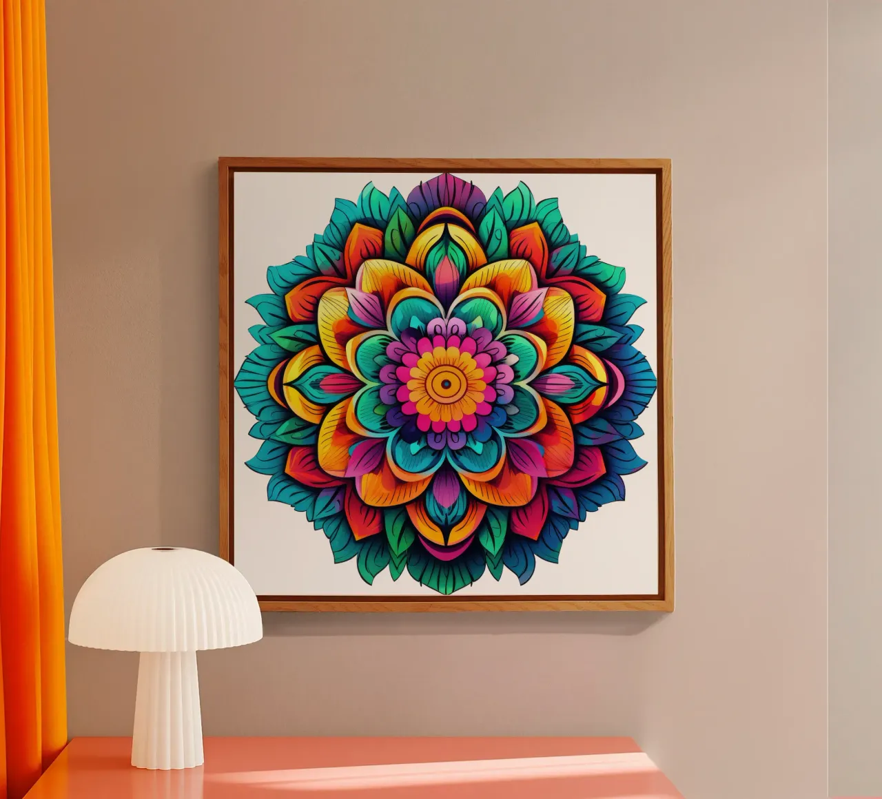 Mandala Vibrance plexiglass da Spiritual Touch